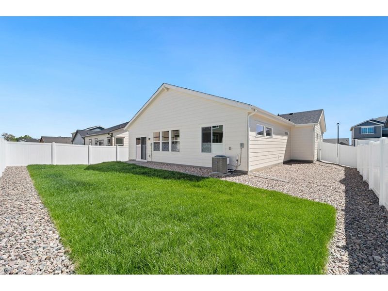 Exterior details and patio area of a home in Union Colony West, Greeley (Image 16).
