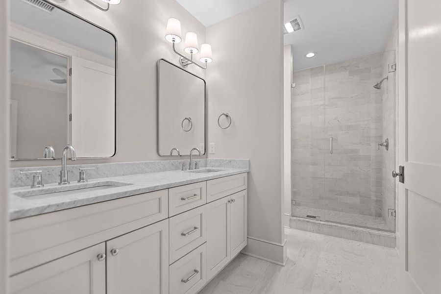 Furnished interior view inside a new home in , Seabrook Island (Image 19).