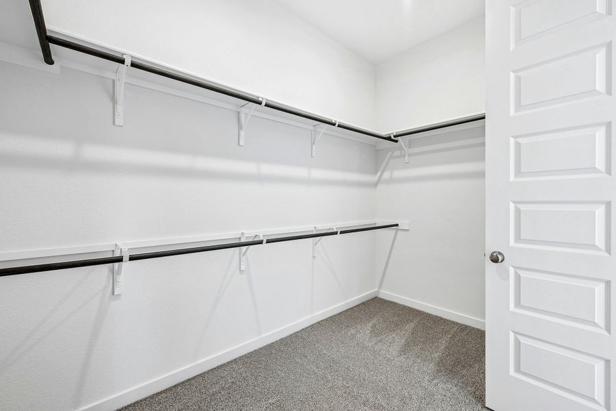 Spacious, unfurnished interior of a new home in The Colony, Bastrop (Image 27). Spacious, unfurnished interior of a new home in The Colony, Bastrop (Image 27).