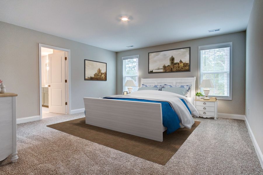 Representative furnished interior of a home built from the Clark by McKee Homes in Legacy Lakes, Aberdeen (Image 28).