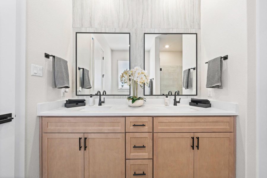 Furnished interior view inside a new home in , Jarrell (Image 7).