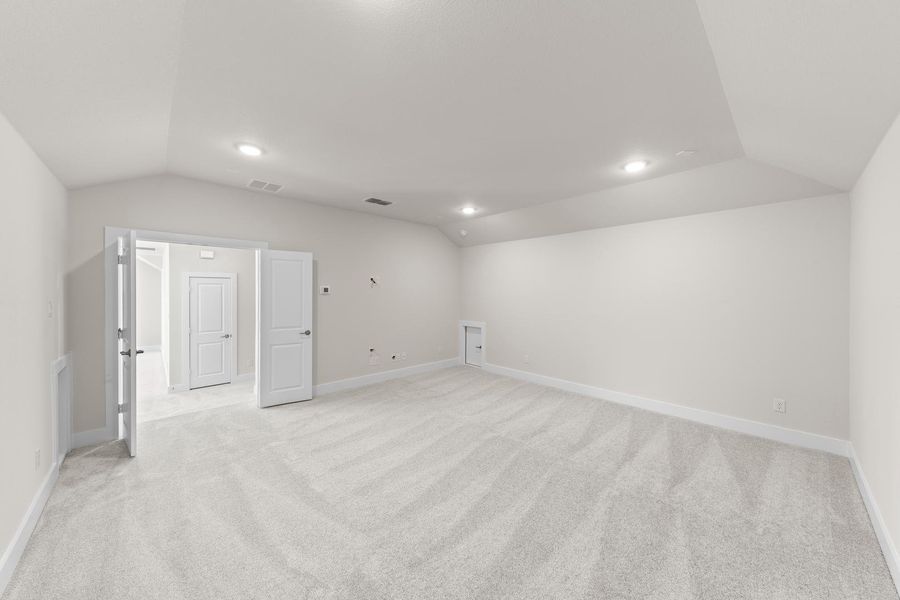 Spacious, unfurnished interior of a new home in Union Park, Little Elm (Image 19). Spacious, unfurnished interior of a new home in Union Park, Little Elm (Image 19).