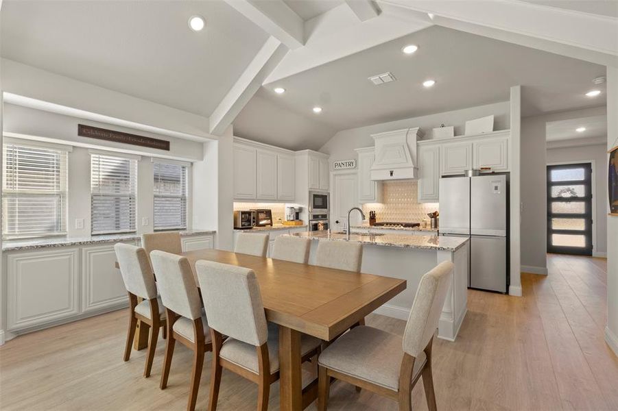 Furnished interior view inside a new home in Union Park Classic 60, Little Elm (Image 13).