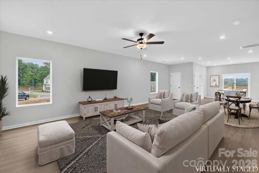 Furnished interior view inside a new home in Rhyne Court, Gastonia (Image 17).