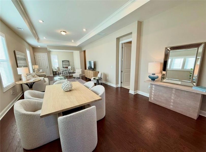 Furnished interior view inside a new home in , Newnan (Image 18).