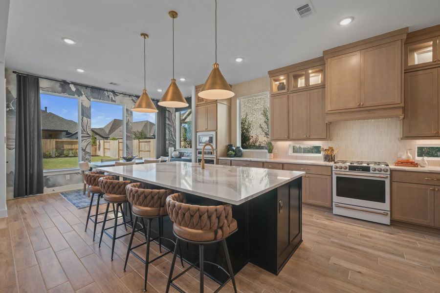Representative furnished interior of a home built from the Rivercrest by Chesmar Homes in Fulshear Lakes, Fulshear (Image 63).