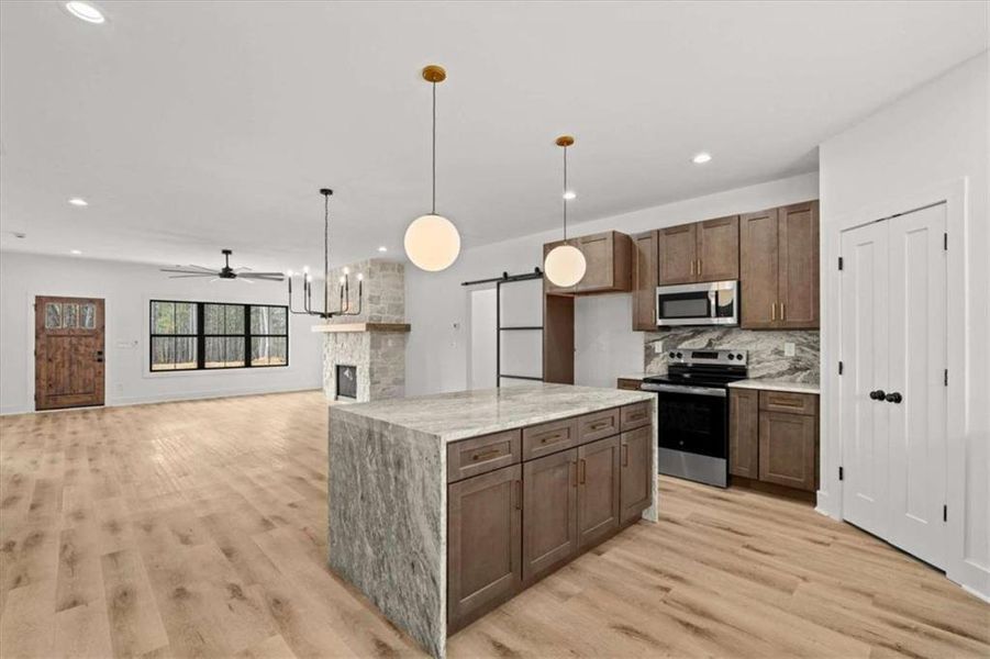 Furnished interior view inside a new home in , Waco (Image 9).