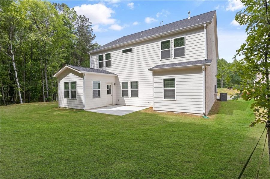 Front exterior of a new home in Briar Creek, Atlanta, GA, highlighting curb appeal (Image 17).