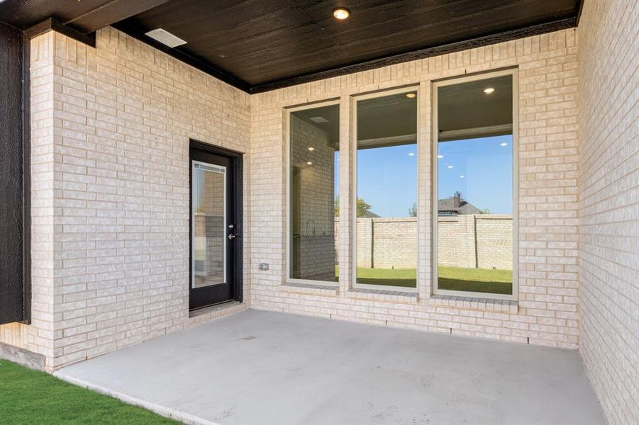 Exterior details and patio area of a home in Arcadia Trails Classic 50, Balch Springs (Image 24). Exterior details and patio area of a home in Arcadia Trails Classic 50, Balch Springs (Image 24).