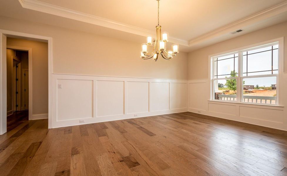 Representative unfurnished interior of a home built from the Berkeley by Greybrook Homes in Harbor Watch, Statesville (Image 39).
