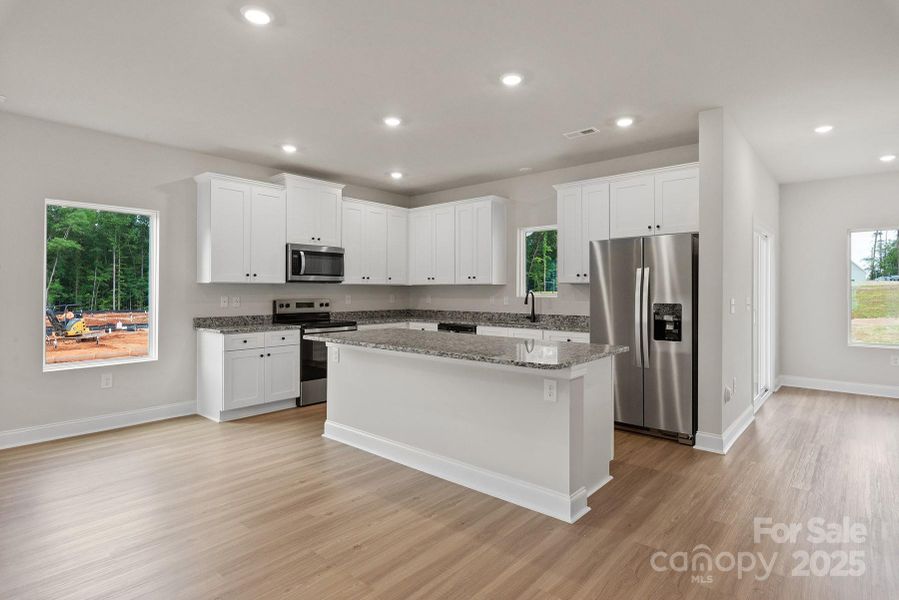 Furnished interior view inside a new home in Ascot Woods, Charlotte (Image 3).