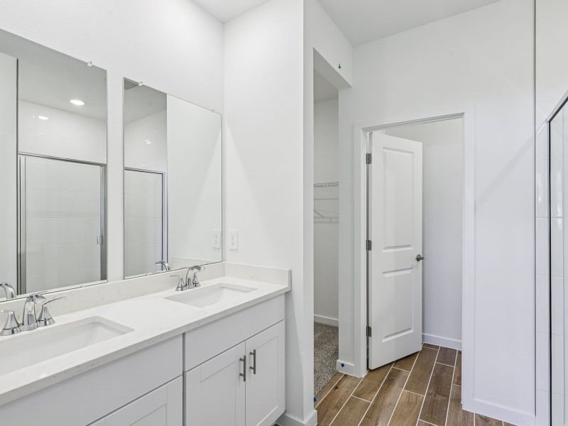 The Primary Bathroom at 66 Tequesta Ct.