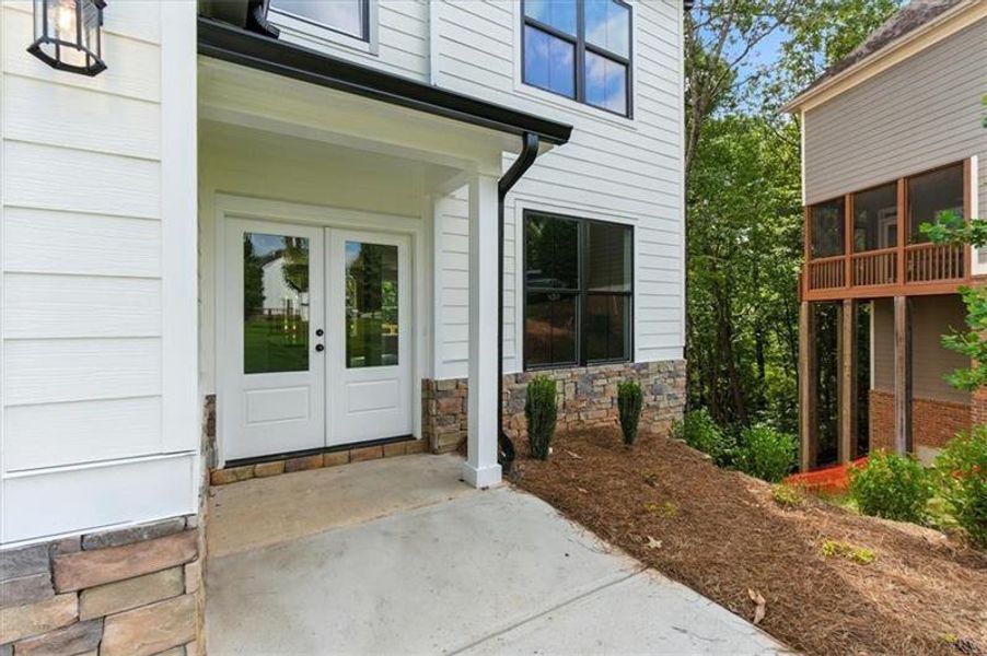 Exterior details and patio area of a home in , Cartersville (Image 3). Exterior details and patio area of a home in , Cartersville (Image 3).