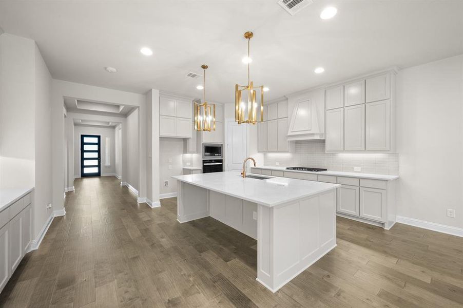 Furnished interior view inside a new home in BridgeWater - Phase 1, Midlothian (Image 7).