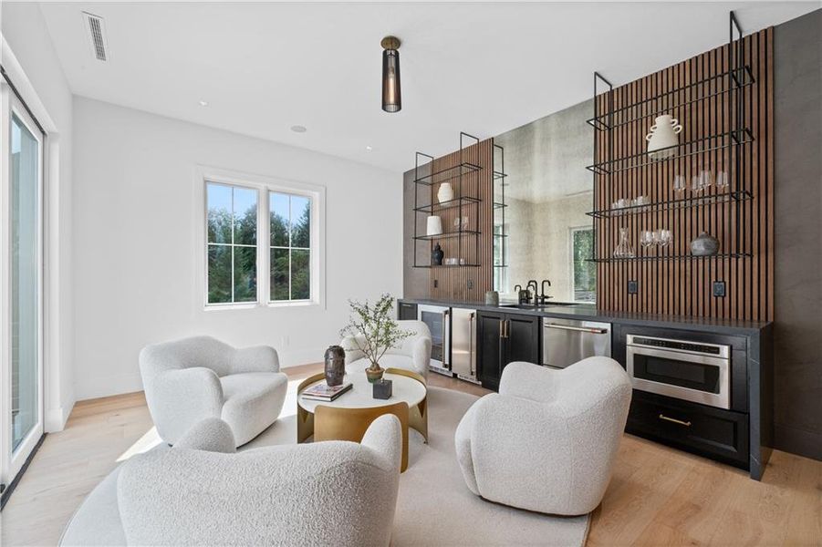 Furnished interior view inside a new home in , Marietta (Image 37).