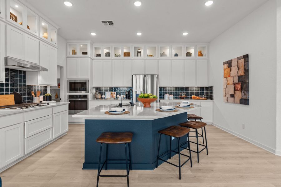 Furnished interior view inside a new home in The Crossvine – Garden Homes, Schertz (Image 12).