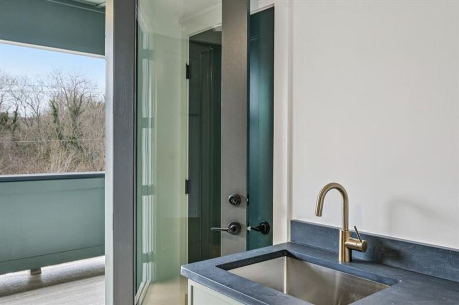 Close-up of interior finishes inside a home in , Atlanta (Image 21).