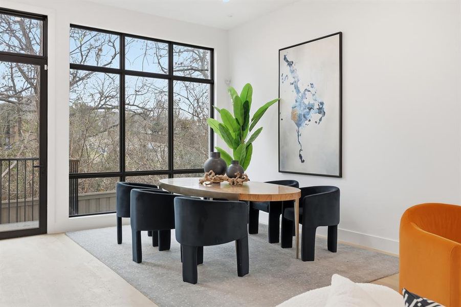Furnished interior view inside a new home in , Dallas (Image 17).