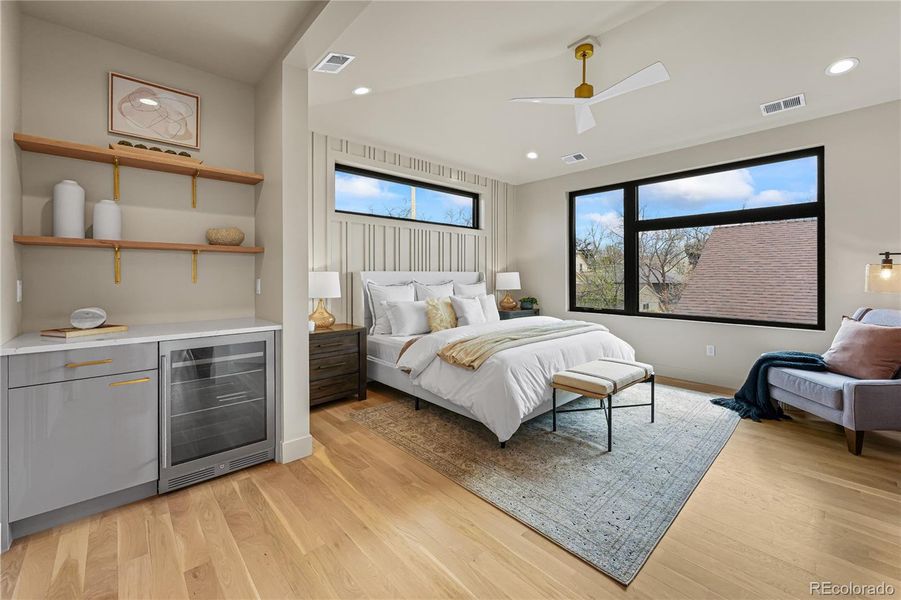 Furnished interior view inside a new home in , Denver (Image 13).