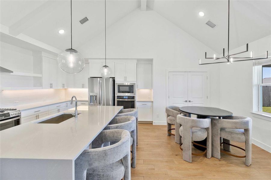Furnished interior view inside a new home in River Ranch Estates, Dayton (Image 12).