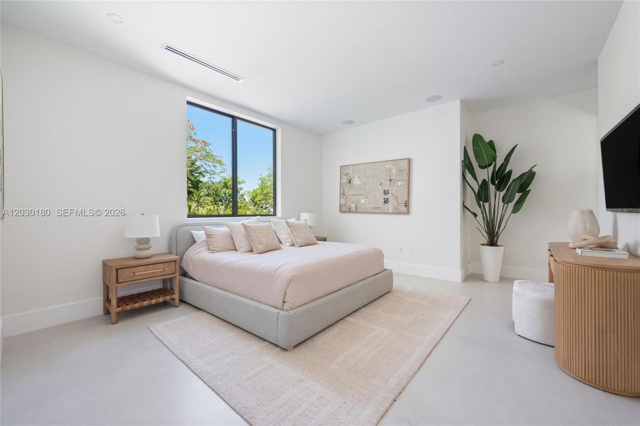 Furnished interior view inside a new home in , Miami (Image 12).