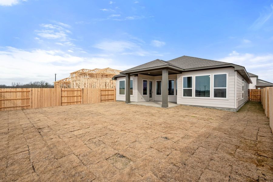 Exterior details and patio area of a home in Lagos Reserve, Manor (Image 29).