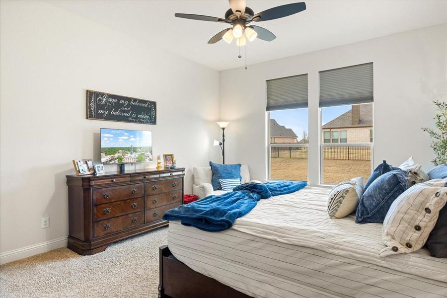 Furnished interior view inside a new home in Abe's Landing, Granbury (Image 16). Furnished interior view inside a new home in Abe's Landing, Granbury (Image 16).