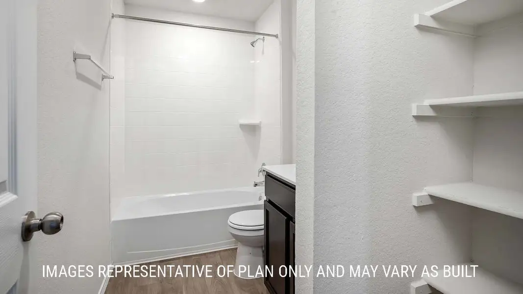 Representative furnished interior of a home built from the Fargo by D.R. Horton in Victory Ranch, Killeen (Image 11).