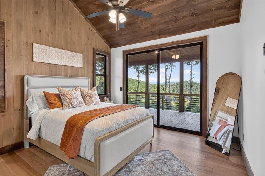 Furnished interior view inside a new home in , Blue Ridge (Image 19).