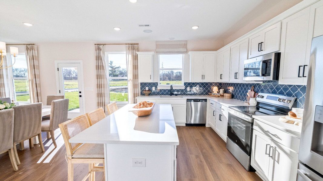 Representative furnished interior of a home built from the Bedford by DRB Homes in Riley Farms, Rockvale (Image 9).