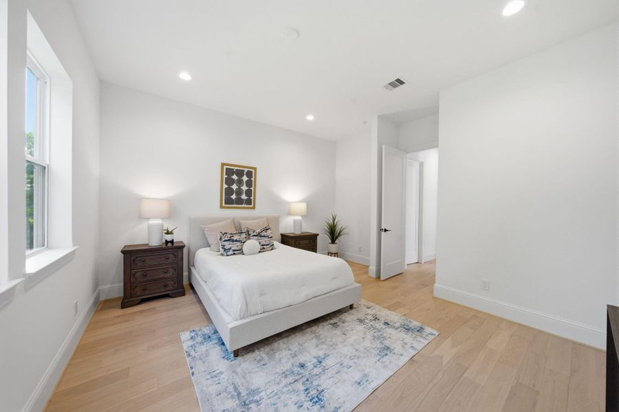 Furnished interior view inside a new home in , Houston (Image 33).