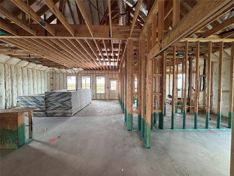 In-progress construction of a new home in Willow Springs, Creedmoor, TX (Image 31). In-progress construction of a new home in Willow Springs, Creedmoor, TX (Image 31).