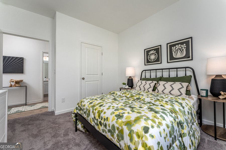 Furnished interior view inside a new home in Cobblestone Crossing Commons, Byron (Image 5).