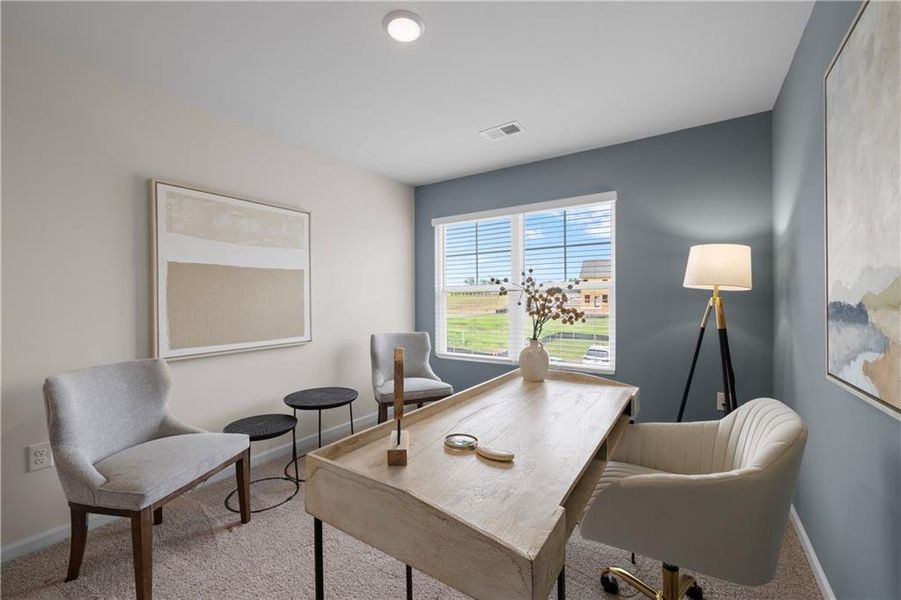 Furnished interior view inside a new home in Walden Park – The Retreat, Jonesboro (Image 16).