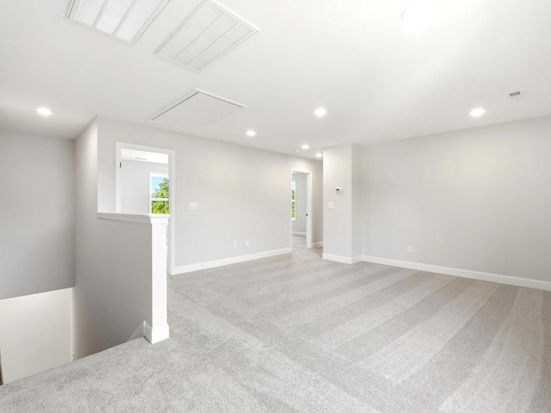 Representative unfurnished interior of a home built from the The Russell A by Davidson Homes LLC in Bailey Park, Fayetteville (Image 28). Representative unfurnished interior of a home built from the The Russell A by Davidson Homes LLC in Bailey Park, Fayetteville (Image 28).