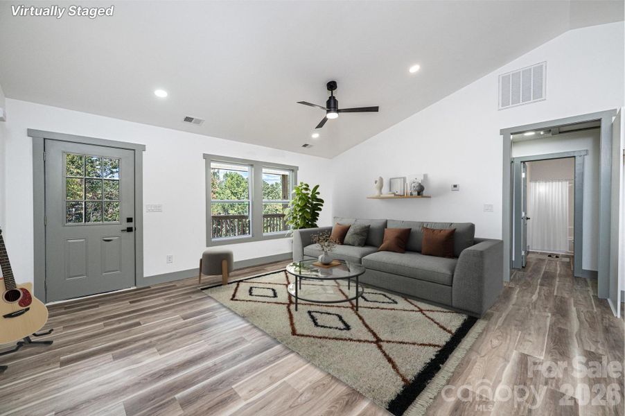 Furnished interior view inside a new home in , Connelly Springs (Image 5).
