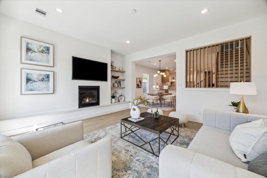 Furnished interior view inside a new home in , Houston (Image 5).