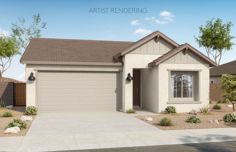 Representative exterior photo of a completed home built from the Hummingbird by Pulte Homes in Shadow Ridge, Avondale, AZ (Image 21). Representative exterior photo of a completed home built from the Hummingbird by Pulte Homes in Shadow Ridge, Avondale, AZ (Image 21).
