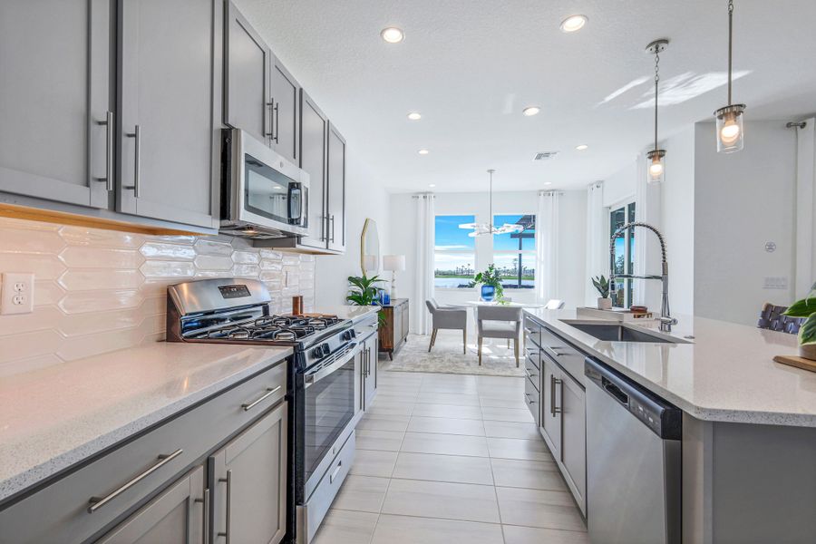 Representative furnished interior of a home built from the Sebring by William Ryan Homes in The Sanctuary – Coastal Collection, Punta Gorda (Image 42).