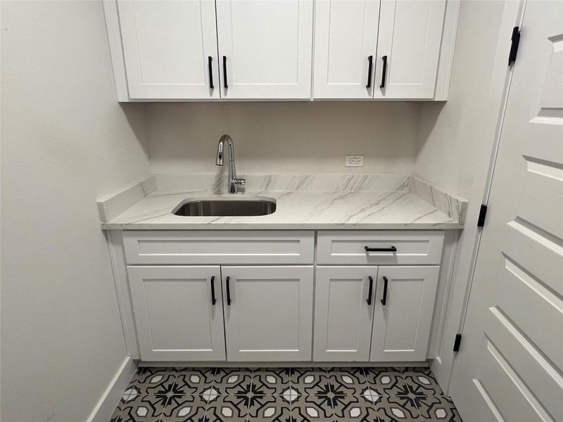 Furnished interior view inside a new home in The Grove, Austin (Image 9).