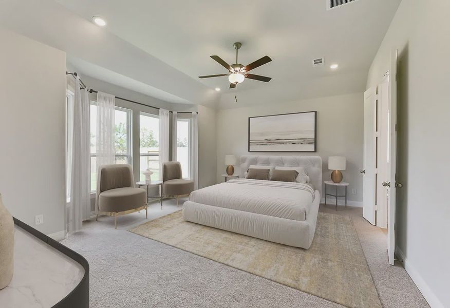 Plan 4029 primary bed - staged - 7 of 16 Plan 4029 primary bed - staged - 7 of 16