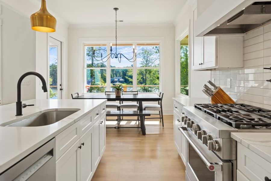 Furnished interior view inside a new home in , Monticello (Image 29).