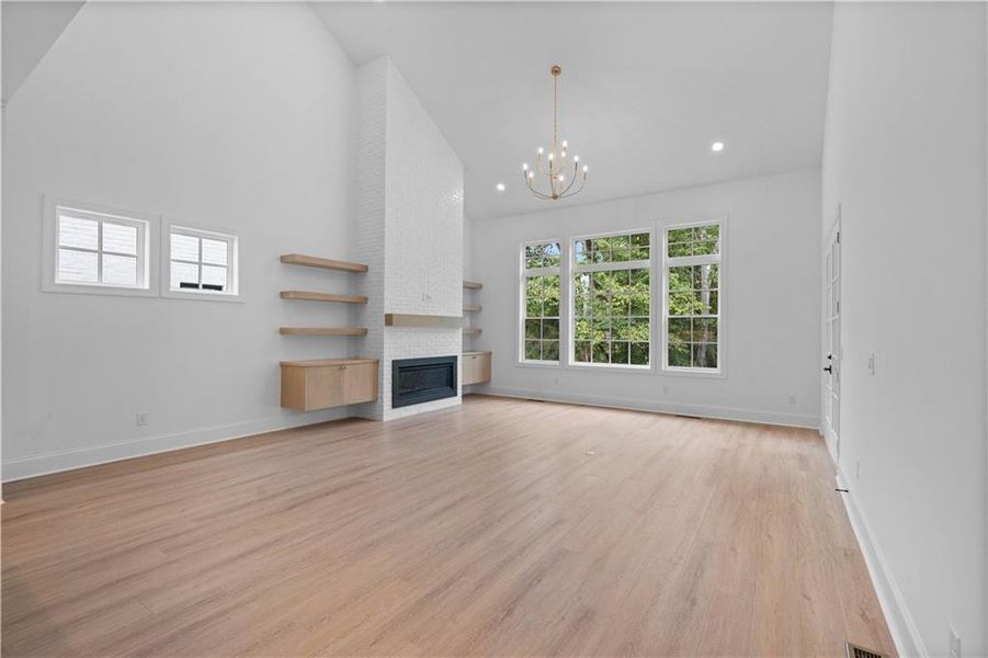 Spacious, unfurnished interior of a new home in Waterside Single Family, Peachtree Corners (Image 22). Spacious, unfurnished interior of a new home in Waterside Single Family, Peachtree Corners (Image 22).