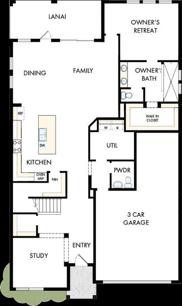 2D floor plan layout of this home in Lakeside at Satilla, St. Cloud, FL (Image 2). 2D floor plan layout of this home in Lakeside at Satilla, St. Cloud, FL (Image 2).