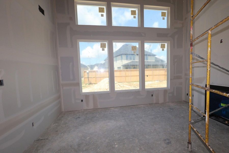 In-progress construction of a new home in Dunham Pointe, Cypress, TX (Image 6). In-progress construction of a new home in Dunham Pointe, Cypress, TX (Image 6).