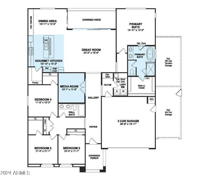 Bisbee Floorplan Lot 45