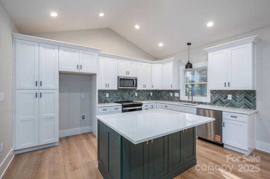 Furnished interior view inside a new home in , Newton (Image 7).