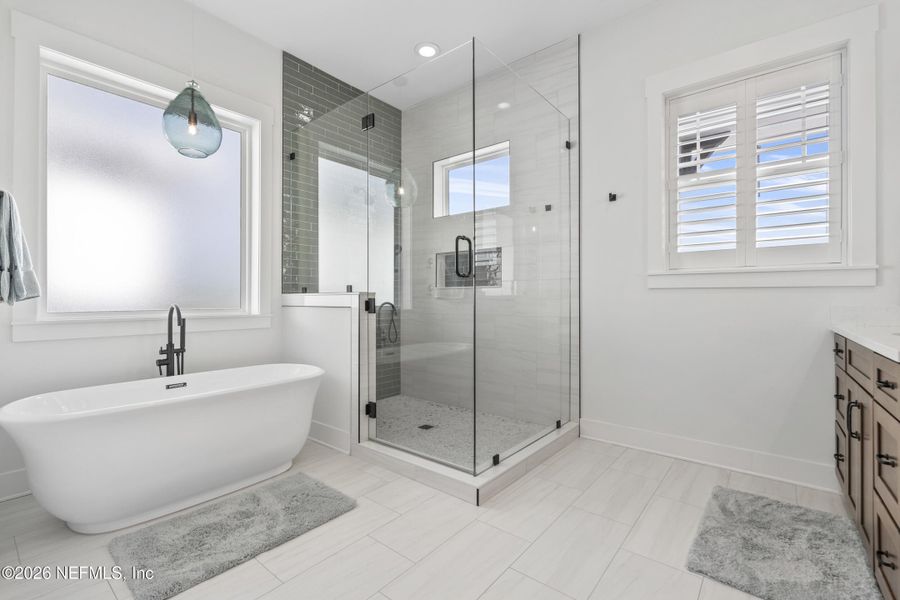 Furnished interior view inside a new home in , Fernandina Beach (Image 12).