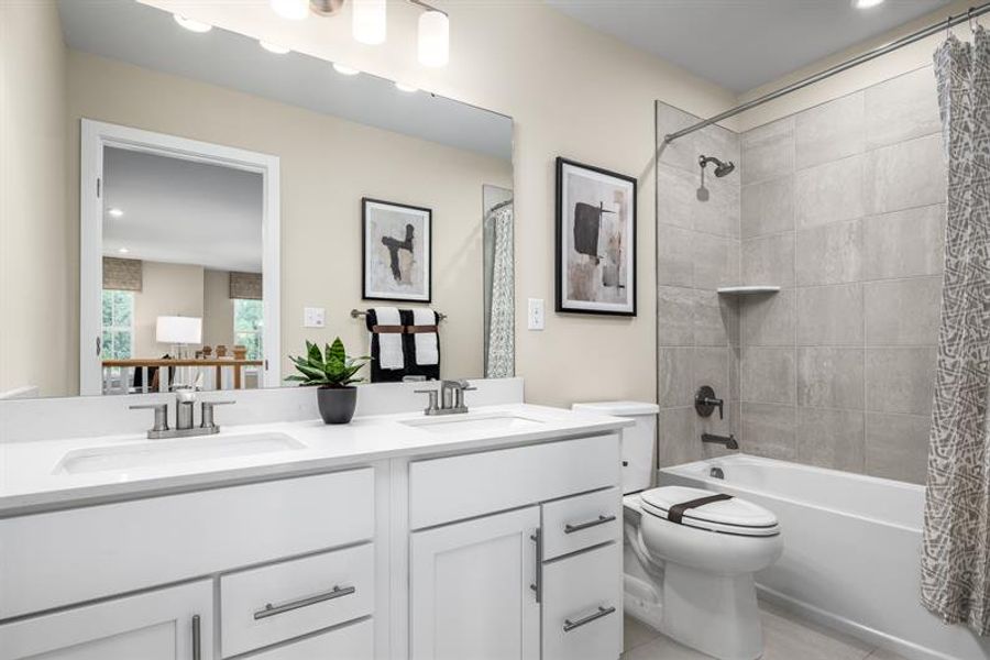 Representative furnished interior of a home built from the Corsica by Ryan Homes in Muirwood, Murfreesboro (Image 27).