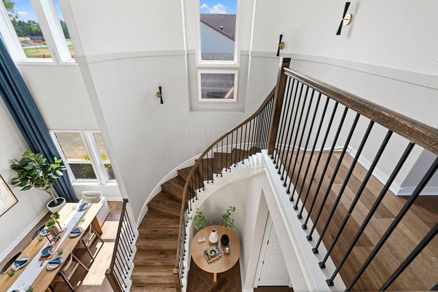 Furnished interior view inside a new home in Arbor Collection at Heritage, Dripping Springs (Image 24).